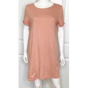 Forever 21 Peachy Blush T-Shirt Dress